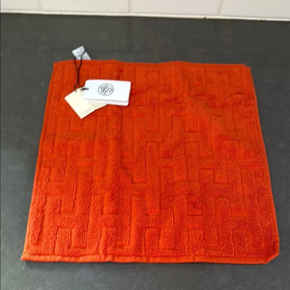 Hermes Orange H Towel NWT